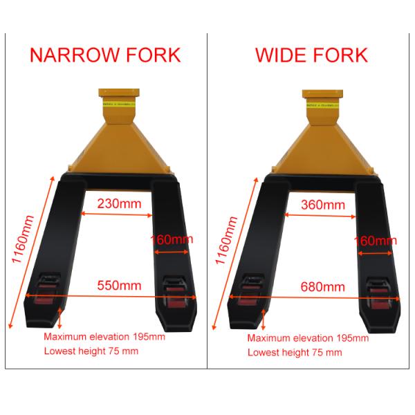 1/2/3 Ton Hand Pallet Truck Scales Forklift Truck Scale OIML With PU Wheel