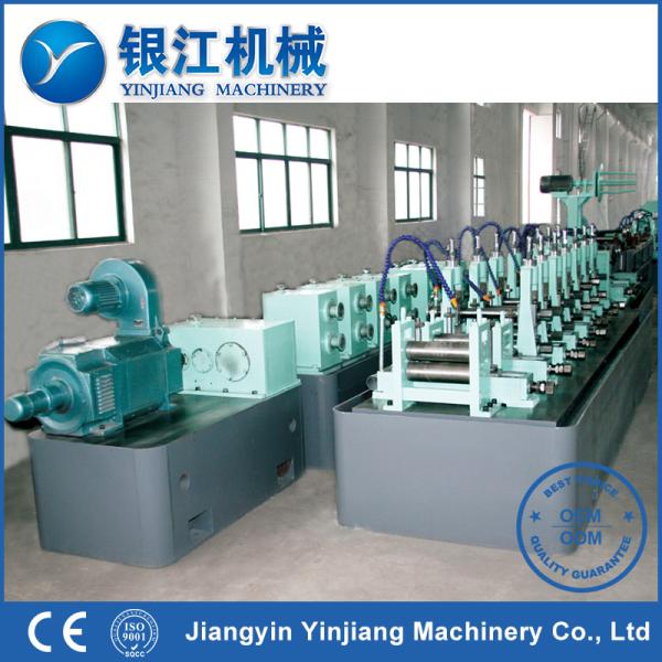 PLC Carbon Steel Tube Making Machine 60-70m/Min Production Line