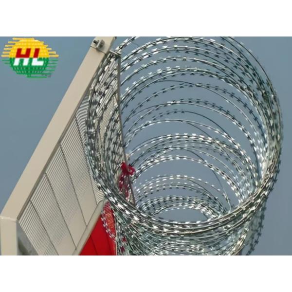 Durable Linear Razor Barbed Wire For Protection