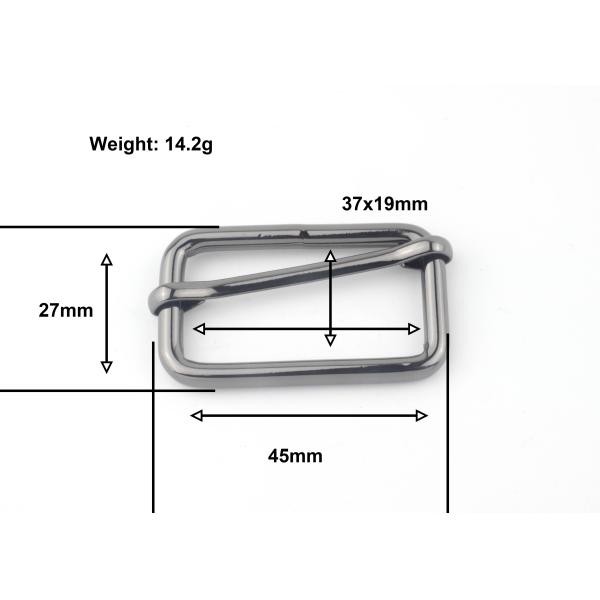 Custom Logo Brushed Metal Belt Pin Buckle For Belt Bag Handbag Eco - Friendly