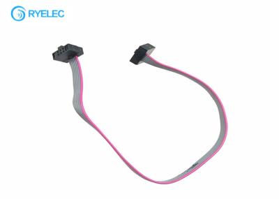 6 Pin Female Flat Ribbon Cable Assembly 100mm FC / IDC Socket Connection For Ratchet