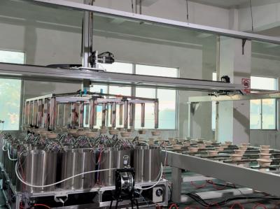 Long Lifespan High Speed Robotic Assembly Pulp Molding Coating Machine 24 Station For Pulp Molded Product