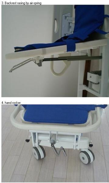ABS Multi-Functional Patient Transportation Cart Hospital Stretcher Trolley (ALS-ST004)