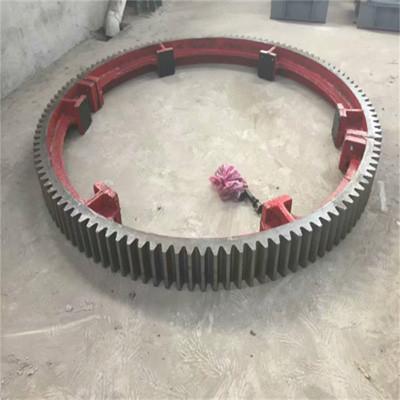 Alloy Cast Steel Customize Ball Mill Girth Gear / Pinion Gear For Mining Equipment