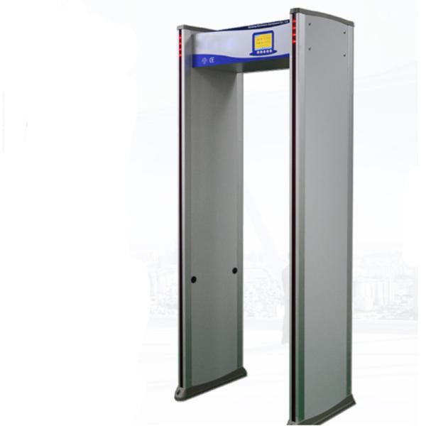 Remote Control Walk Through Metal Detector 8 Zones With CCTV Camera 220V / AC