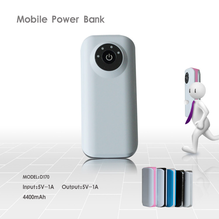 4400mAh OEM / ODM Cute Size USB Power Packs For Mobile Devices