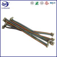 La haz de cables de encargo con el conector 3811 de 1.27m m añade los cables planos del PVC 26AWG