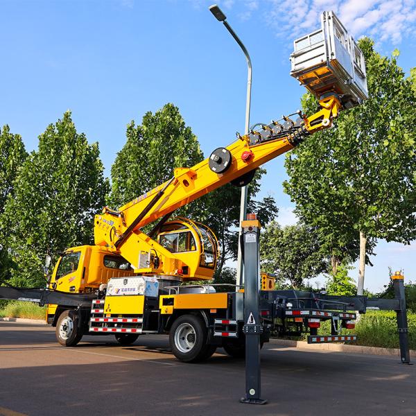 Special Offer 32 m man lift boom telescopic boom aerial work vehicle price
