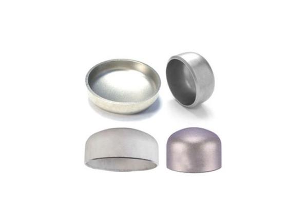 WP22 Alloy Steel Pipe Fittings Buttweld End Cap Sch40 ASME B16.9 Round Shape