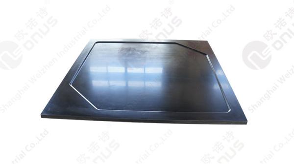 Resist Heat Epoxy Resin Laboratory Worktops , Black Glare Surfaces