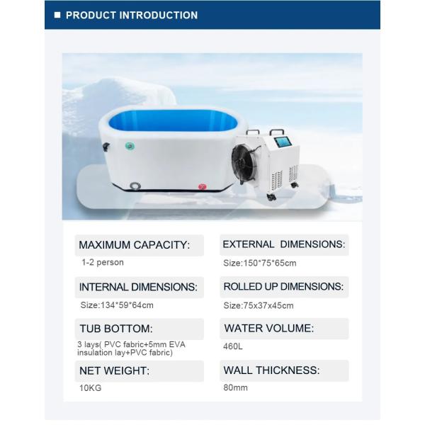 Outdoor Inflatable Ice Bath Tub