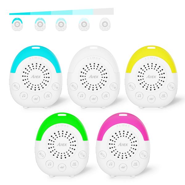 30 Soothing Sounds Timer Function Baby White Noise Machine With Five Color Night Light