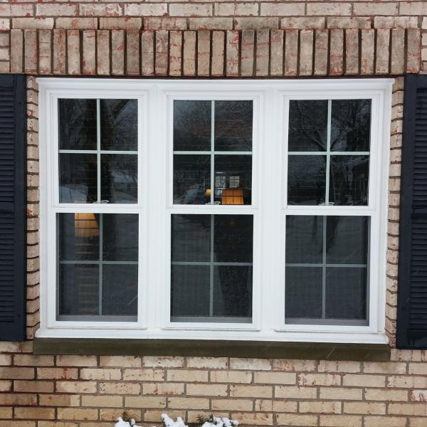 Dobro americano moderado Hung Windows For House do estilo da janela de vidro da liga de alumínio