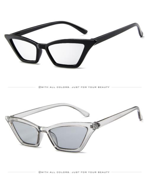 Outdoor Anti Glare PC Glasses UV400 Cat Eye Hot Sale Sunglasses
