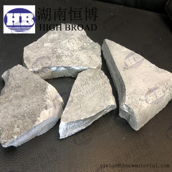 Melting Point 610-625 °C Magnesium Metal Master Alloy with Zr Alloy Composition