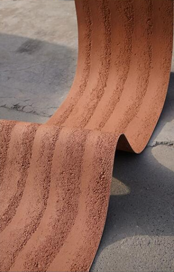 Villa Construction Artificial Exterior Clay Cladding Rammed Earth Board