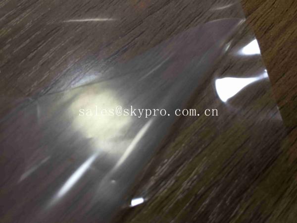 Nature / Transparent Silicone Rubber Sheet Roll With Protective Film Commercial