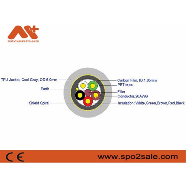 Кабели Spo2 Tpu аксессуаров терпеливого монитора Szmedplus сырцовые медицинские для ремонта