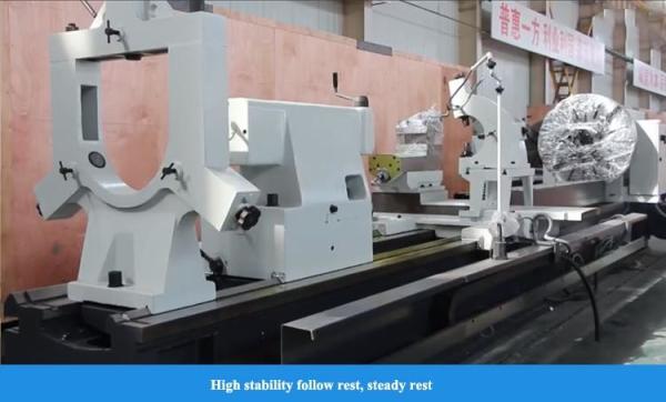 12 Meter Lathe Machine CW61125D Load Bearing 6T Spindle Bore Diameter 120mm Heavy Manual Lathe