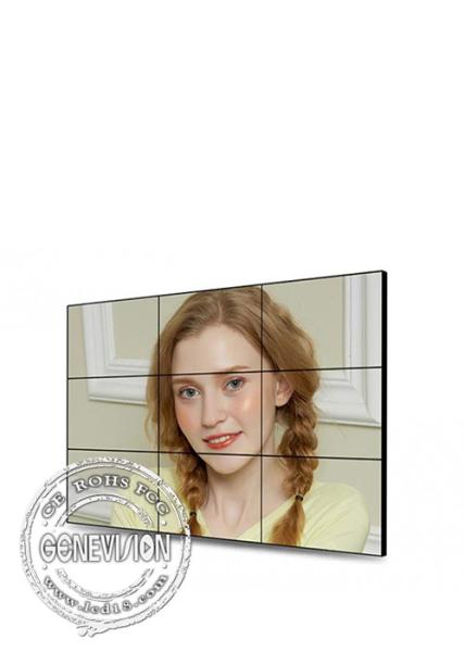 Metal a parede video do Signage traseiro de Shell Digital 55 a tela 1920X1080P interno do painel 2*2 da polegada