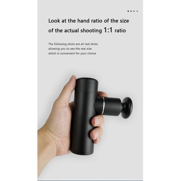 Портативный электрический массажный пистолет для фасции, релаксация мышц, зарядка через USB