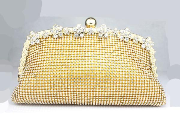 Classic full crystal rhinestone clutch dinner evening lady bride bridesmaid diamond-encrusted dinner clutch bags