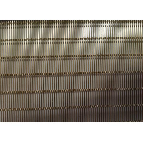 Gold 0.2mm-25mm Stainless Steel Decorative Mesh High Corrosion Resistance