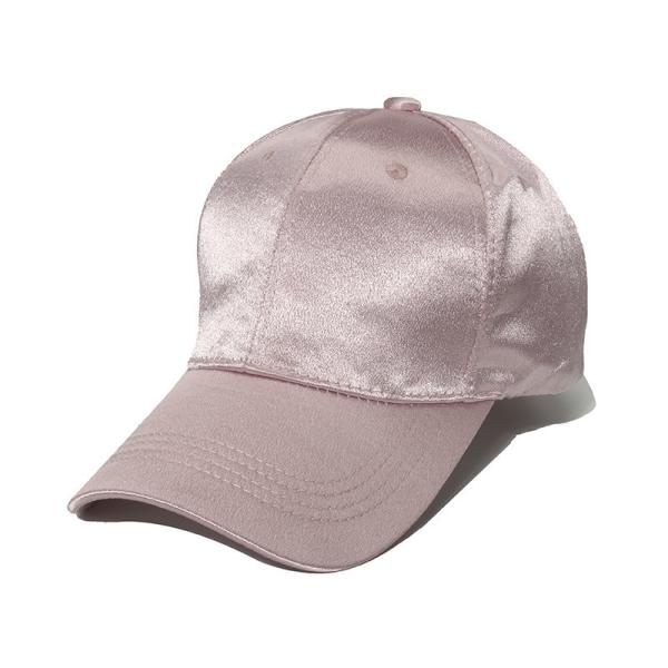 Spring/Summer Silk Satin Solid Color Casual Baseball Cap for men and women