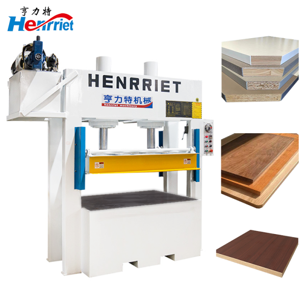80T Mini hydraulic cold press machine is used for wooden particleboard technology wood decorative and fiberboard