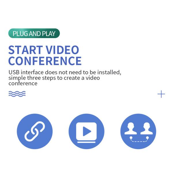 Conference Room Meeting Solution SQ-HD100 Series Video Conference Black Ceiling OEM Pickup Jack Pin Slope Audio Microcomputer Color Sensor