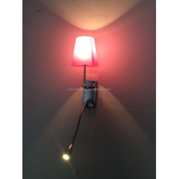 600lm Modern Flexible LED Bedhead Wall Lamp with PP Shade and Bedroom
