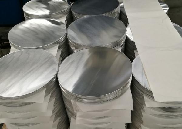 Smooth Round Aluminum Sheet  , Colded Anodized Aluminum Discs Road Warning Signs