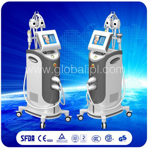 Женское холодное формируя оборудование Cryolipolysis с системой замораживания кавитации RF тучной