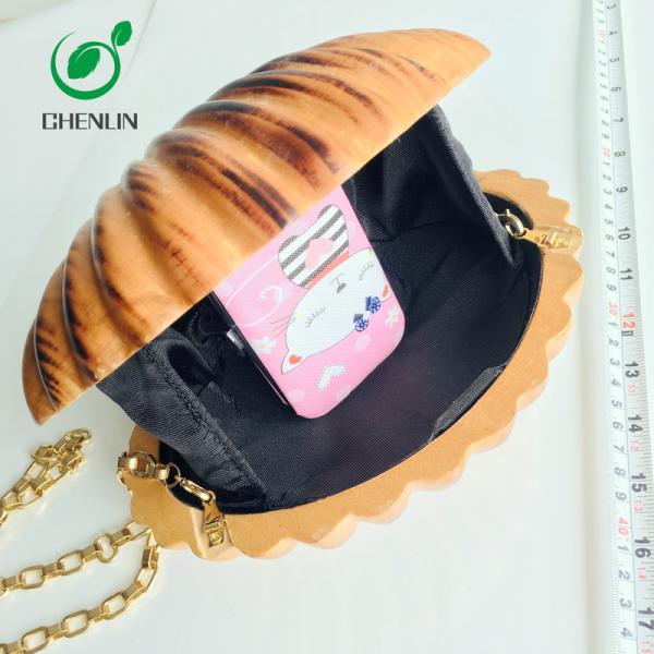 CHENLIN Spotless Luxury Wooden Clutch Bag Large Capacity SGS Approved