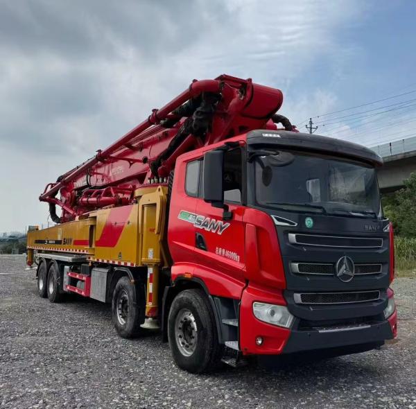 2022 Sany concrete pump truck 62 meters for sale, the most suitable concrete pump for high-rise buildings