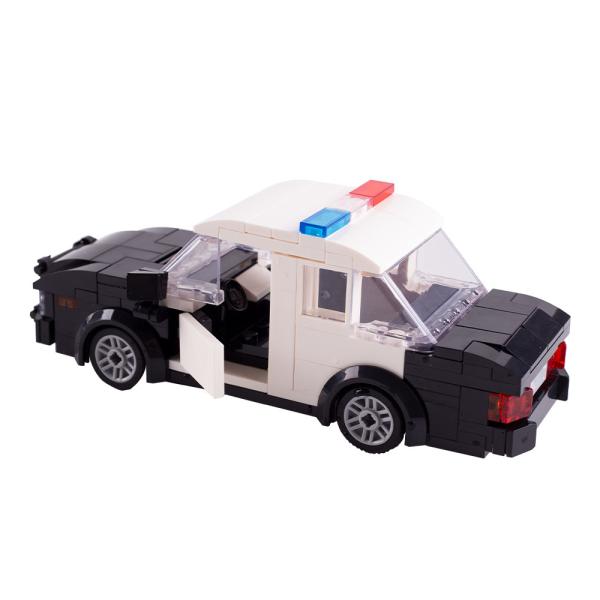 MOC City Police Department Street View Mini Figures Car Thief Puzzle Assembled Police Car Building Blocks Legoinglys