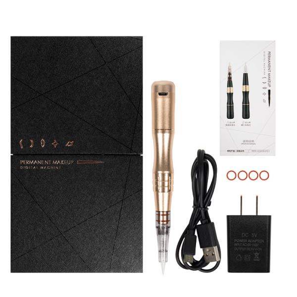 Wireless Eyebrow Cosmetics Tattoo Gun Permanent Makeup Machine Lip Microblading Kit