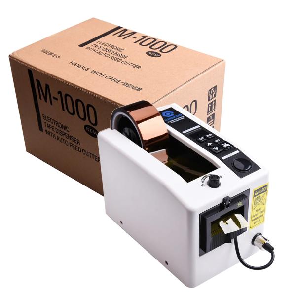 M1000 Automatic Adhesive Tape Dispenser Industrial Electric Packing Tape Cutter Machine