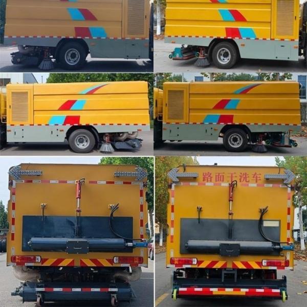 16 Ton Truck Mounted Street Sweeper Vehicle With Robust Body ZBJ5160TSL6