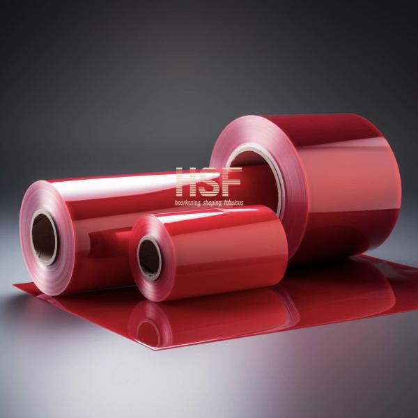 Прозрачная красная MOPP пленка из полипропиленовой пленки для ламинирования