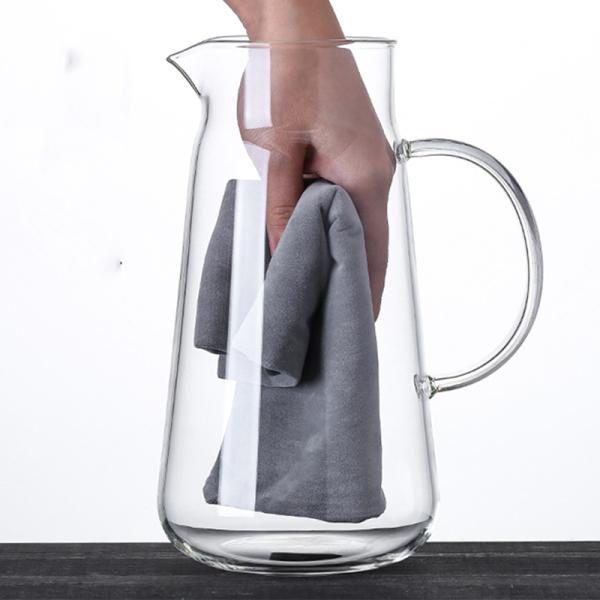 Вручите надутому 1400мл стеклянный кувшин воды прозрачный Карафе сока напитка