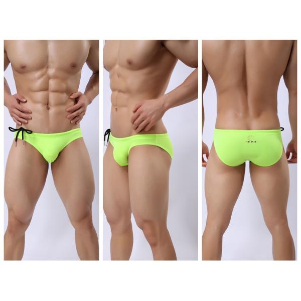 Surfing Swimming Boxer Shorts Underwear Low Rise Mens Sexy Undies Swimwear Drawstring Closure