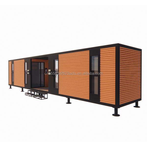 Affordable Aluminum Alloy Windows Steel Structure Prefab Foldable Villa Container House with Galvanized Steel Square Tubes