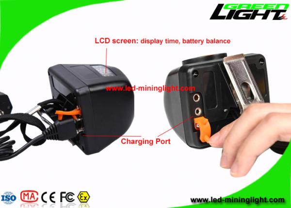 Cordless Led Mining Cap Lights Head Lamp 1W With High Low Beam Lighting Mode