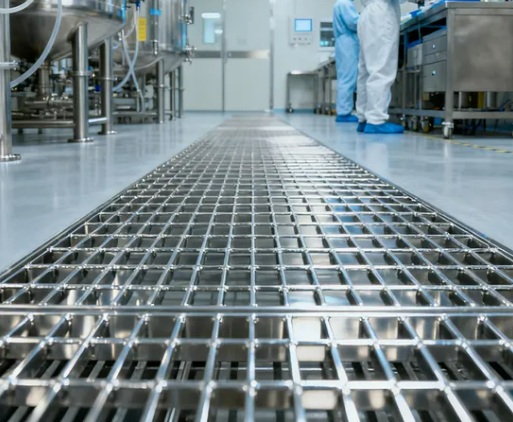 Australian Standard Hot Dipped Galvanized Steel Grating for Stair Treads and Industrial Walkways