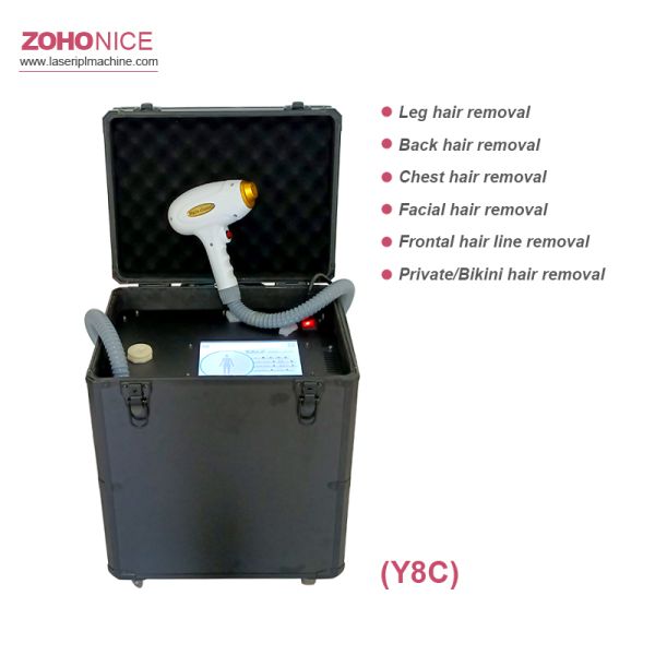 Portable Painless Diode Hair Removal Machine 755nm 1064nm 808nm Permanent