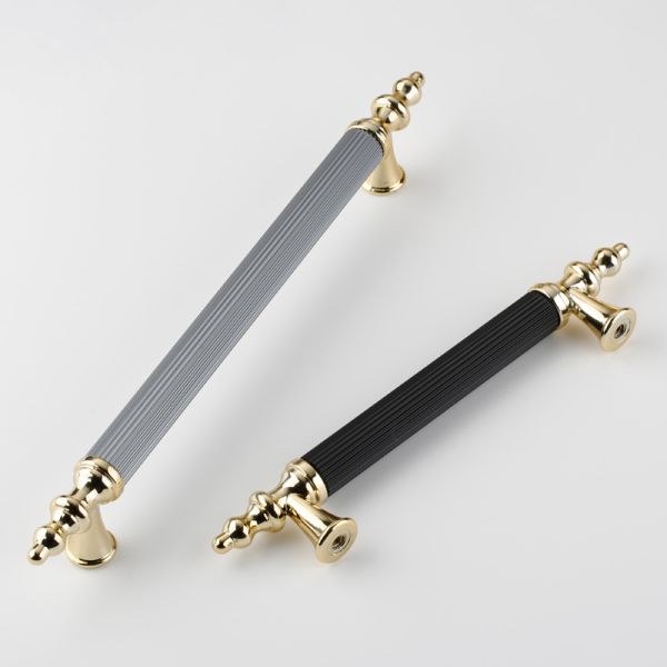 Luxury Cabinet Wardrobe Bathroom Cabinet Door Drawer Furniture Handle Hardware Decorative Handle for Kitchen Living Room