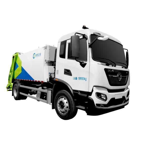 18000KG Diesel Engine Refuse Compactor Truck With Heavyload High Speed