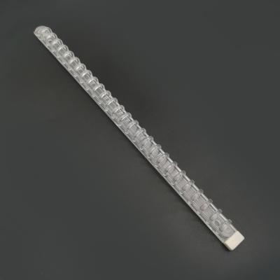 Transparent Plastic Ring Binder 20 Rings Plastic Paper Binder Lightweight