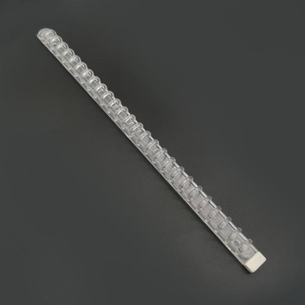 Transparent Plastic Ring Binder 20 Rings Plastic Paper Binder Lightweight
